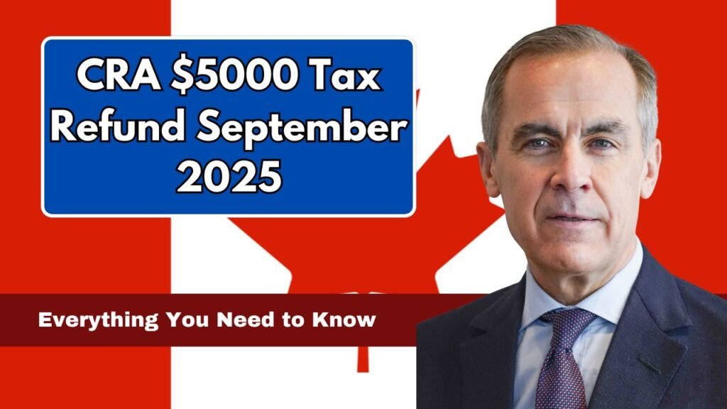 CRA $5000 Tax Refund September 2025